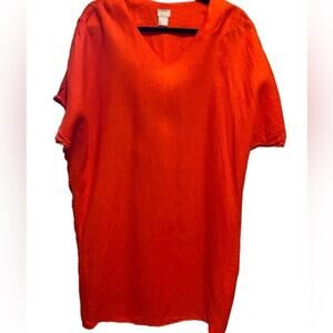 Chico's Orange Mini Dress with Vibrant Flair